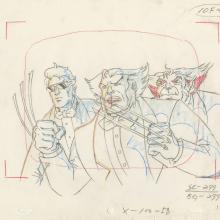 X-Men Layout Drawing - ID: octxmen20014 Marvel