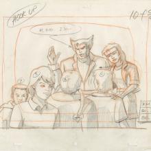 X-Men Layout Drawing - ID: octxmen20058 Marvel