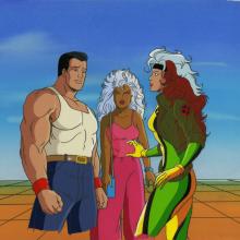 X-Men Production Cel and Background - ID: octxmen20757 Marvel