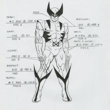 X-Men Xerox Model Sheet - ID: octxmen20800 Marvel