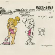 Alvin and the Chipmunks Model Cel - ID: septalvin20138 Bagdasarian