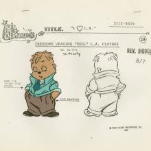 Alvin and the Chipmunks Model Cel - ID: septalvin20153 Bagdasarian