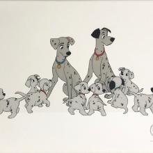 101 Dalmatians Limited Edition Sericel - ID: septdalmatians20071 Walt Disney