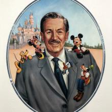 Walt Disney's 100th Birthday Cast Member Exclusive Lithograph - ID: septdisneyana20040 Disneyana