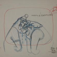 Mighty Mouse Layout Drawing - ID: septmighty2983 Ralph Bakshi