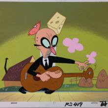Ren and Stimpy Production Cel & Background - ID: septstimpy2837 Nickelodeon