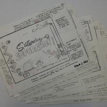 Saturday Supercade Xerox Storyboards - ID: septsupercade2732 Ruby Spears