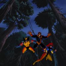 X-Men Production Cel & Background - ID: xmen3608 Marvel
