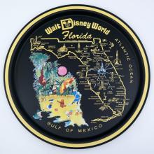 Walt Disney World Souvenir Metal Serving Tray - ID: aprdisneyland21349 Disneyana