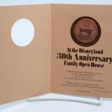 Disneyland 30th Anniversary Open House Invitation - ID: aprdisneyland21357 Disneyana