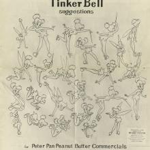 Tinker Bell Photostat Model Sheet - ID: aprtinkerbell21181 Walt Disney