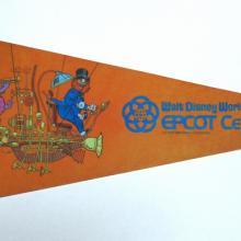 1982 WDW Figment Epcot Center Pennant - ID: augdisneyana20150 Disneyana