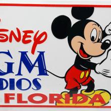 Disney MGM Studios Florida Novelty License Plate - ID: augdisneyana20174 Disneyana