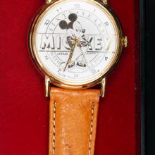 Mickey 60 Years Monochromatic Gold Tone Watch - ID: augdisneyana20232 Disneyana
