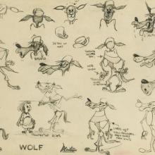 Red Riding Hood Photostat Model Sheet - ID: aughood21123 Minitoons Incorporated