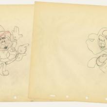 Set of (2) Nifty Nineties Production Drawings - ID: augnifty21166 Walt Disney