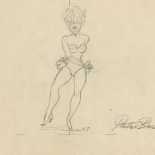 Swing Shift Cinderella Red Hot Production Drawing - ID: augredhot21112 MGM