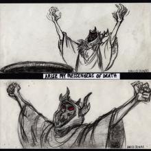 Black Cauldron Storyboard Drawings - ID: jancauldron21002 Walt Disney