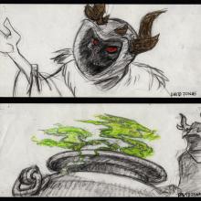 Black Cauldron Storyboard Drawings - ID: jancauldron21003 Walt Disney