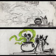 Black Cauldron Storyboard Drawings - ID: jancauldron21005 Walt Disney