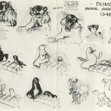 Dumbo Photostat Model Sheet - ID: juldumbo21274 Walt Disney