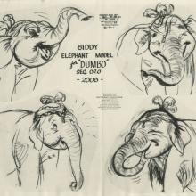 Dumbo Photostat Model Sheet - ID: juldumbo21281 Walt Disney