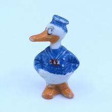1930s Donald Duck Small Bisque Figurine - ID: julydisneyana21070 Disneyana