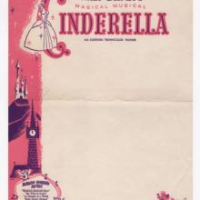 Cinderella Walt Disney Studios Stationery  - ID: juncinderella20267 Walt Disney