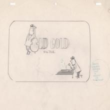 Old Gold Cigarettes Commercial Production Drawing  - ID: juncommercial20146 Commercial