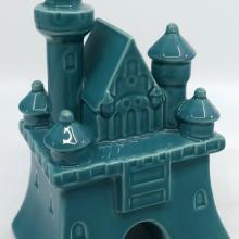 Fantasyland Castle Blue Ceramic Figurine - ID: jundisneyana20263 Disneyana