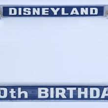 Disneyland 30th Birthday License Plate Holder - ID: jundisneyana21306 Disneyana