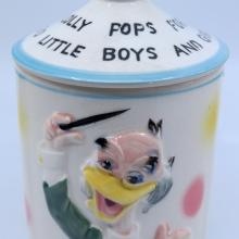 Ludwig Von Drake, Donald Duck and Mickey Mouse Candy Jar - ID: jundisneyana21322 Disneyana