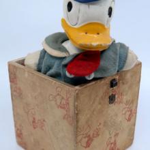 1940s Donald Duck Jack-in-the-Box - ID: jundisneyana21339 Disneyana