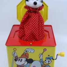 Mickey's Musical Jack-in-the-Box by Carnival Toys - ID: jundisneyana21340 Disneyana