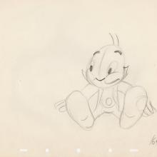 1960s Jiminy Cricket Production Drawing  - ID: junjiminy20122 Walt Disney