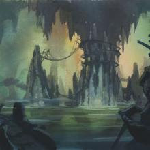 A Troll in Central Park Concept Painting - ID: juntroll21403 Don Bluth