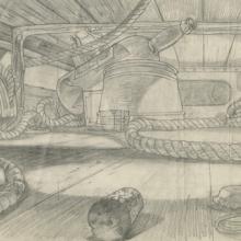 An American Tail Background Layout Drawing - ID: maramerican21066 Don Bluth