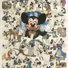 Thanks Mickey for 60 Happy Years! Charles Boyer Signed Limited Print - ID: marboyer21038 Disneyana