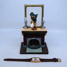 Mickey’s Mirror of Clues Mystery Figurine & Watch - ID: mardisneyana21316 Disneyana