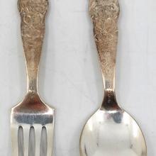 Mickey Fork & Spoon Silverware Set - ID: novdisneyana20002 Disneyana