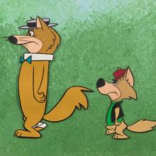 Hokey Wolf Production Cel and Background - ID: 0110hoke01 Hanna Barbera