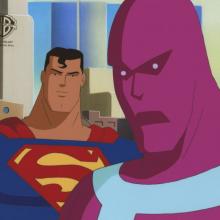 Superman and Parasite Feeding Time Production Cel  - ID: IFA6696 Warner Bros.