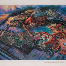 Tokyo DisneySea Pre-Opening Aerial Concept by Dan Goozee - ID: apr22190 Disneyana