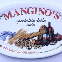 WDW Shades of Green Resort Mangino's Serving Plate - ID: aprdisneyland20336 Disneyana