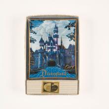 1960s Disneyland Sleeping Beauty Castle Glass Trinket Dish - ID: aprdisneyland20364 Disneyana