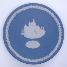 Disneyland Limited Edition Blue Jasperware Plate - ID: aprdisneyland20367 Disneyana