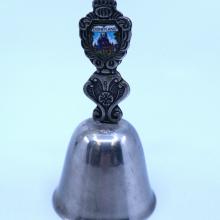 Disneyland Sleeping Beauty Caslte Souvenir Metal Hand Bell - ID: aprdisneyland21303 Disneyana