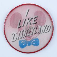 Lenticular I Like Disneyland Button - ID: aprdisneyland21326 Disneyana