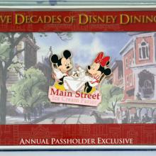 Main Street Ice Cream Parlor Souvenir Pin - ID: aprdisneyland21334 Disneyana