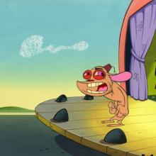 Ren and Stimpy Production Cel and Background - ID: aprrenstimpy22078 Nickelodeon